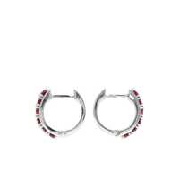 Cercei Emanuele Bicocchi Crystal Hoop Earrings Femei