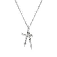 Bijuterii Emanuele Bicocchi Large Pugnale And Cross Necklace Femei