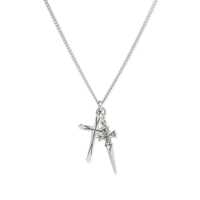 Bijuterii Emanuele Bicocchi Pugnale And Cross Necklace Femei