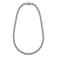 Bijuterii Emanuele Bicocchi Diamond-Cut Flat Braided Necklace Femei