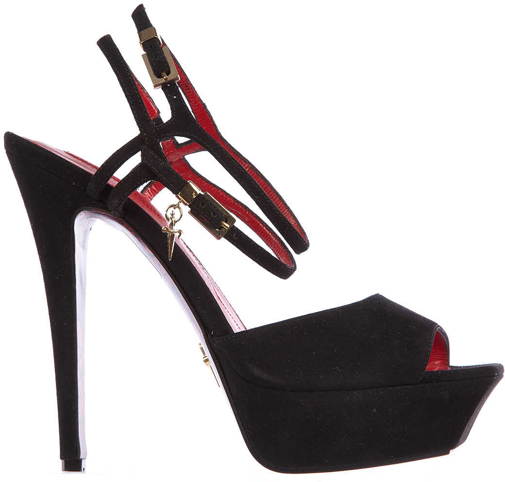 Sandala Cesare Paciotti Heel Sandals Black