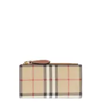 Portofele Burberry Check Print Wallet Femei