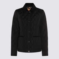 Geci de iarna Burberry Black Dorset Down Jacket Femei