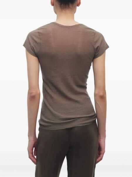 Topuri THE ROW The Row T-Shirts And Polos BROWN Femei (BM 18275160) 3