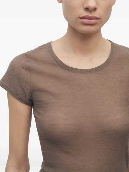 Topuri THE ROW The Row T-Shirts And Polos BROWN Femei (BM 18275160) 4