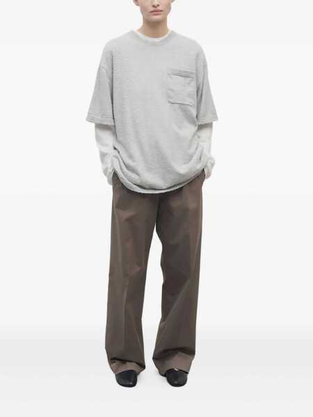 Pantaloni casual THE ROW The Row Trousers Beige Femei (BM 18275163) 2