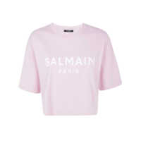 Tricouri Balmain Balmain Printed Cropped T-Shirt Clothing