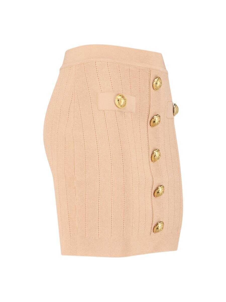 Fuste Balmain Balmain Skirts PINK Femei (BM 18276345) 3