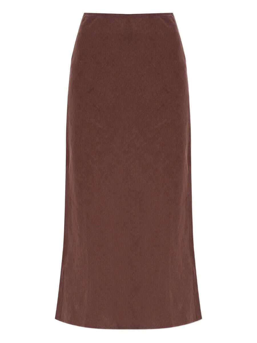 Fuste Samse Samse Samse Samse Saagneta Long Skirt Clothing FRENCH ROAST Femei (BM 18276390) 1