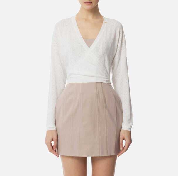 Pulovere Elisabetta Franchi Elisabetta Franchi Maglia Tricot Beige Femei (BM 18277488) 1