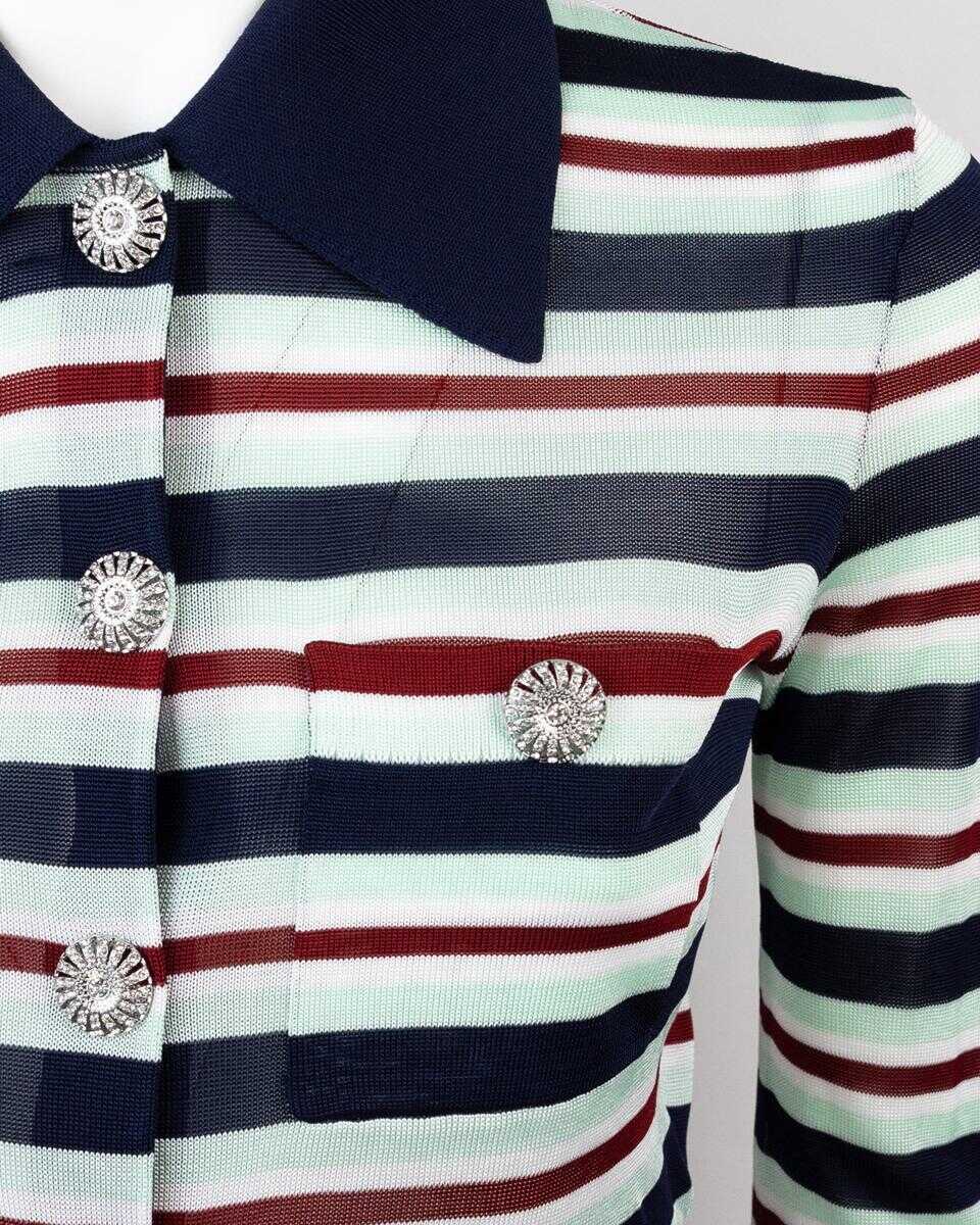 Topuri Self-Portrait Self-Portrait Top BLUE Femei (BM 18277797) 3