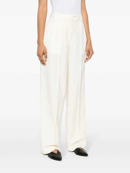 Pantaloni casual OFFICINE GENERALE Officine Gnrale Nastia Pants Itl Virgin Wool Clothing WHITE Femei (BM 18278094) 3