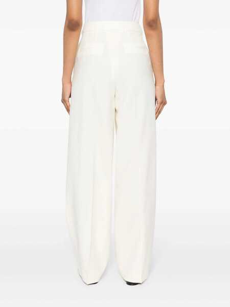 Pantaloni casual OFFICINE GENERALE Officine Gnrale Nastia Pants Itl Virgin Wool Clothing WHITE Femei (BM 18278094) 4