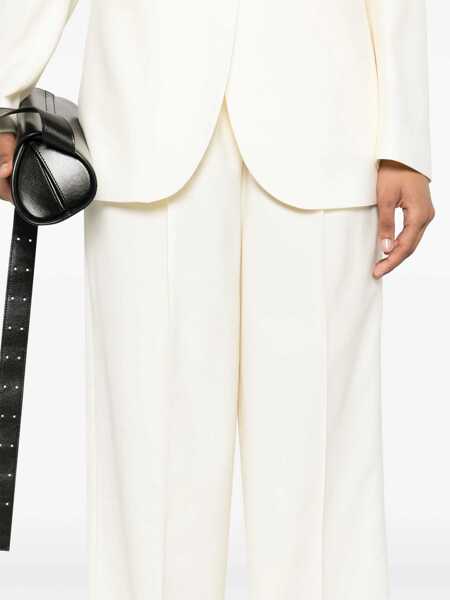 Pantaloni casual OFFICINE GENERALE Officine Gnrale Nastia Pants Itl Virgin Wool Clothing WHITE Femei (BM 18278094) 5