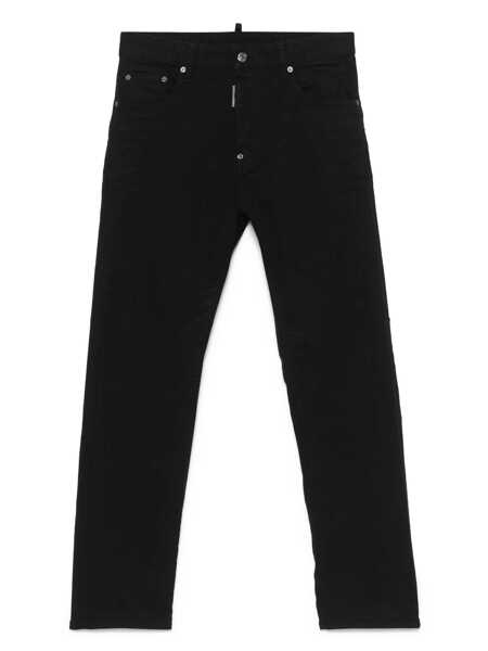 Blugi DSQUARED2 DSQUARED2 Black Stretch-Cotton Jeans Black Barbati (BM 18278244) 1