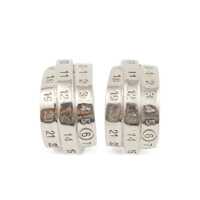Cercei MM6 Maison Margiela Triple Logo Earrings Accessories Femei