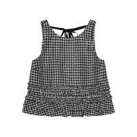 Topuri Ganni Black Top Femei