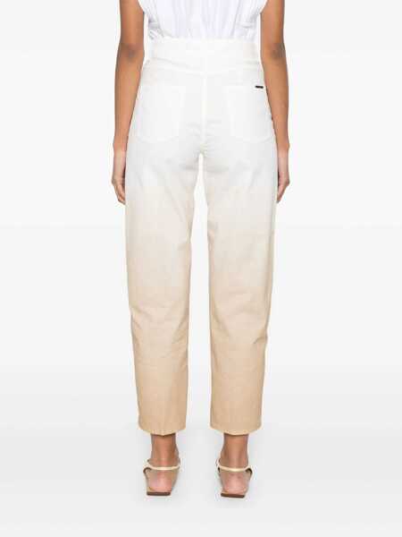 Pantaloni Peserico WOMAN TROUSERS Beige Femei (BM 18278997) 4