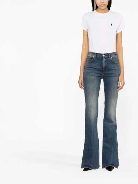 Tricouri Ralph Lauren Cotton jersey T-shirt White Femei (BM 18279012) 2