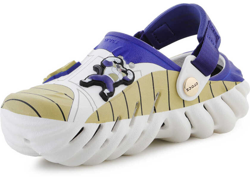 Sandale Crocs Echo Clog K Dragon Ball Z Vegeta Tan/Blue/White Multicolor Baieti (BM 18279166) 3