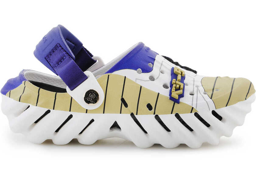 Sandale Crocs Echo Clog K Dragon Ball Z Vegeta Tan/Blue/White Multicolor Baieti (BM 18279166) 6