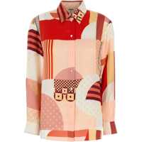 Camasi casual Patchwork Shirt Femei