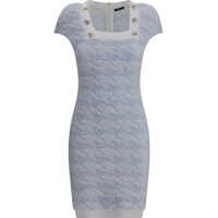 Rochii OPEN NECK 6 BTN TWEED SHORT DRESS Femei