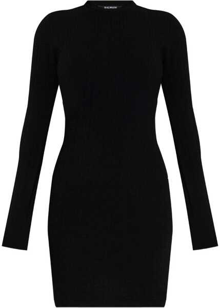 Rochii Balmain PB patterned short Dres NOIR Femei (BM 18279247) 1