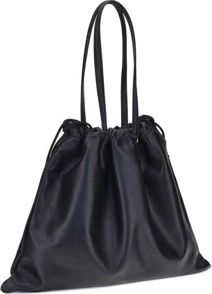 Genti de umar Jimmy Choo Drawstring Shoulder Bag BLACK/LIGHT GOLD Femei (BM 18279277) 3