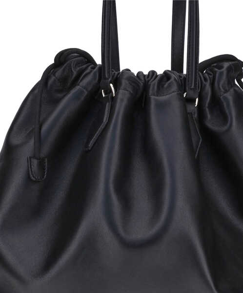 Genti de umar Jimmy Choo Drawstring Shoulder Bag BLACK/LIGHT GOLD Femei (BM 18279277) 4