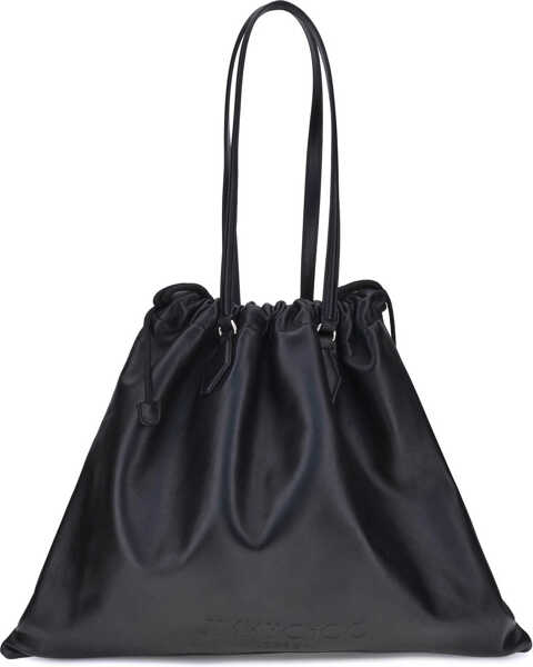 Genti de umar Jimmy Choo Drawstring Shoulder Bag BLACK/LIGHT GOLD Femei (BM 18279277) 1