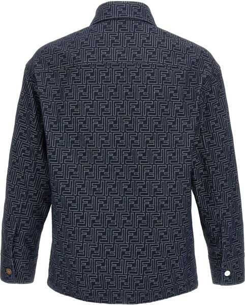 Jachete Fendi Denim FF Jacket INDIGO Barbati (BM 18279283) 2