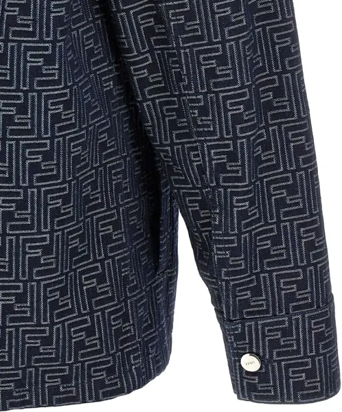 Jachete Fendi Denim FF Jacket INDIGO Barbati (BM 18279283) 4