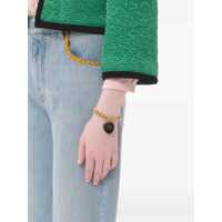 Bijuterii Valentino Garavani Dama - Bratari Valentino Garavani Coeur Royal chain Bracelet ORO/NERO Femei (BM 18279298) - B-mall.ro