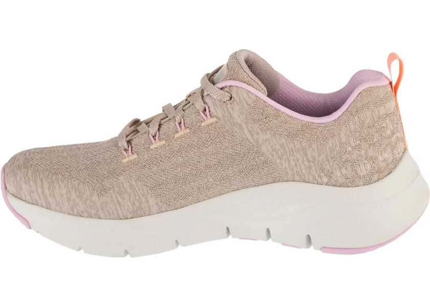 Sneakers SKECHERS Arch Fit Comfy Wave Beige Femei (BM 18279406) 2