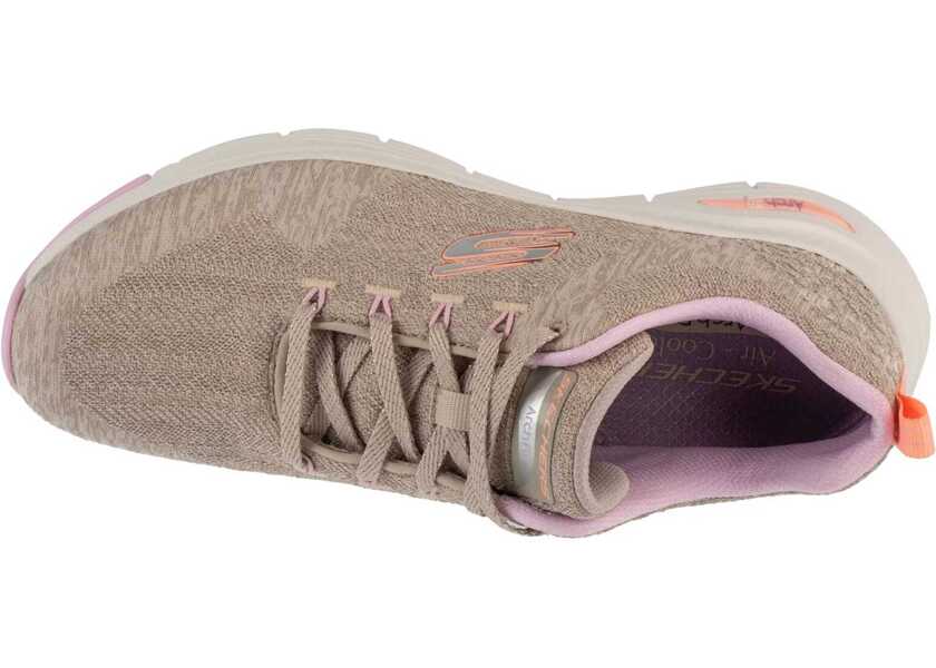 Sneakers SKECHERS Arch Fit Comfy Wave Beige Femei (BM 18279406) 3