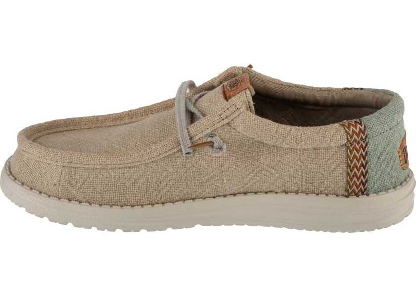 Sneakers Hey Dude Wally Jute Beige Barbati (BM 18279427) 2