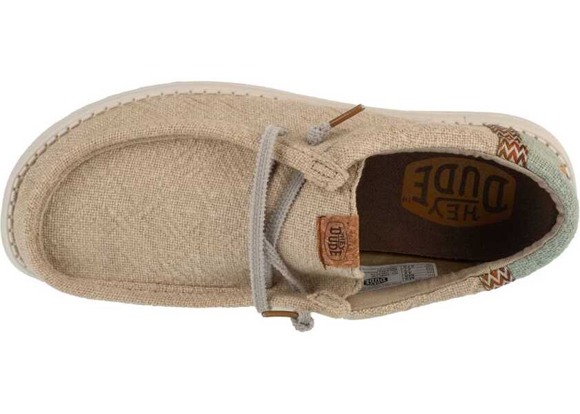 Sneakers Hey Dude Wally Jute Beige Barbati (BM 18279427) 3