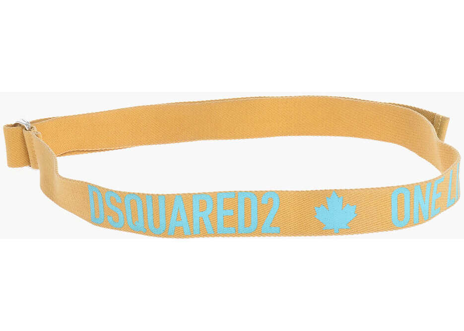 Curele DSQUARED2 Olop Fabric Belt 40Mm Yellow Femei (BM 18279508) 2