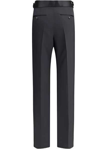 Pantaloni casual Tom Ford Woll and silk Pants BLACK Femei (BM 18279580) 2