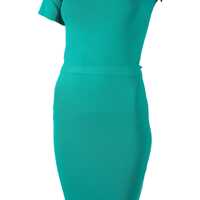 Rochii casual Patrizia Pepe Dama - Rochii casual Patrizia Pepe 8A1106/K080 Zielony Femei (BM 18279592) - B-mall.ro