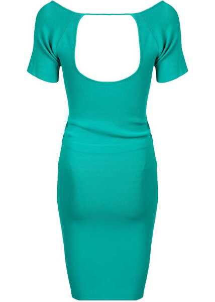 Rochii casual Patrizia Pepe 8A1106/K080 Zielony Femei (BM 18279592) 5