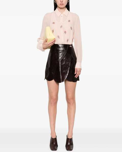 Bluze Fendi Embroidered Georgette Top PINK Femei (BM 18279640) 2