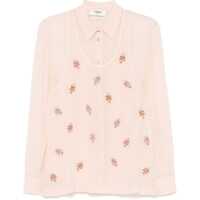 Bluze Embroidered Georgette Top Femei