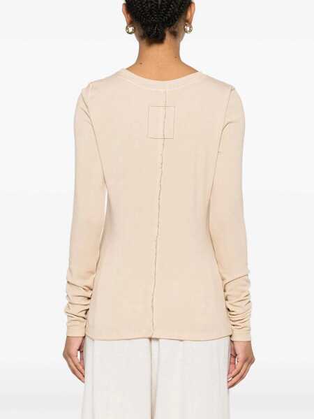 Tricouri UMA WANG T-Shirt Tata BEIGE Femei (BM 18279655) 4