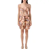 Rochii Zimmermann Coco Bow Front Mini Dress Femei