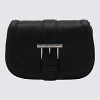Genti de umar Alexander McQueen Black Leather Shoulder Bag Femei