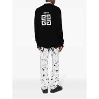 Pulovere Givenchy pentru Barbati - Cardigane Givenchy Givenchy Intarsia Detail Cotton Cardigan Black Barbati (BM 18285993) - B-mall.ro