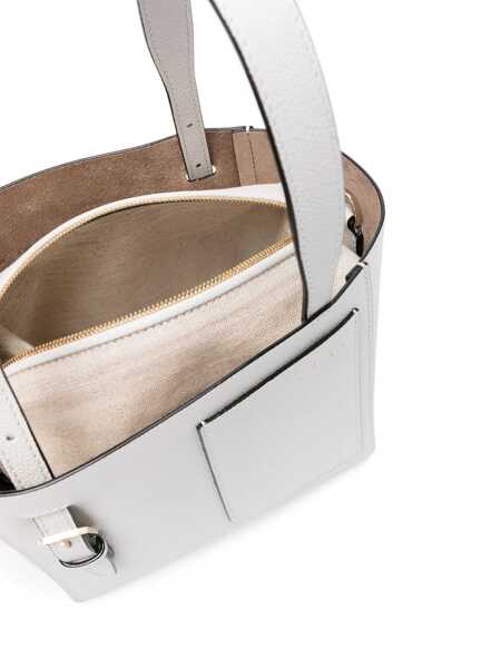 Genti de mana VALEXTRA Soft Micro bucket bag White Femei (BM 18288894) 5