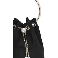 Genti de mana Jimmy Choo Dama - Genti de mana Jimmy Choo Bon Bon Bucket Bag BLACK/LIGHT GOLD Femei (BM 18289114) - B-mall.ro